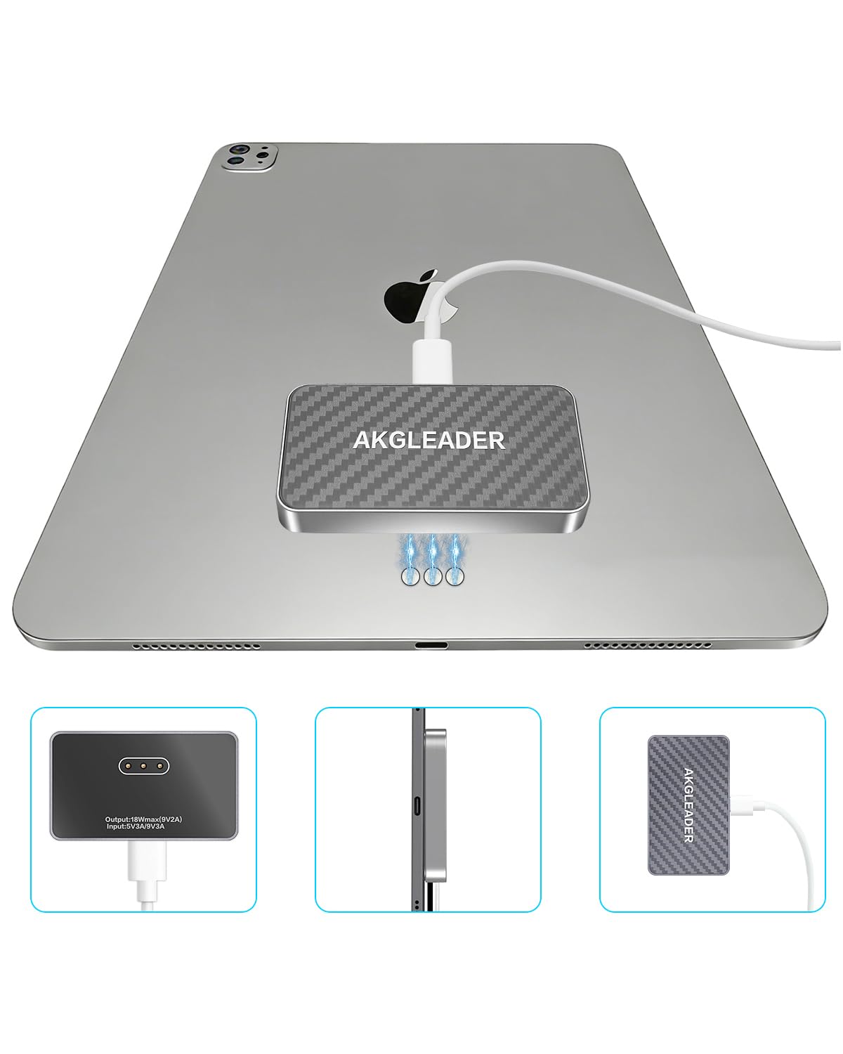 Amazon.com: AKGLEADER Magnetic Wireless Charger for iPad Pro13